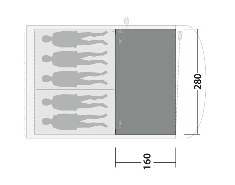 Outwell Oakwood 5 Flat Woven Carpet-5